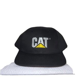 Baseball Cap Men's, Caterpillar, Black/White/Gold